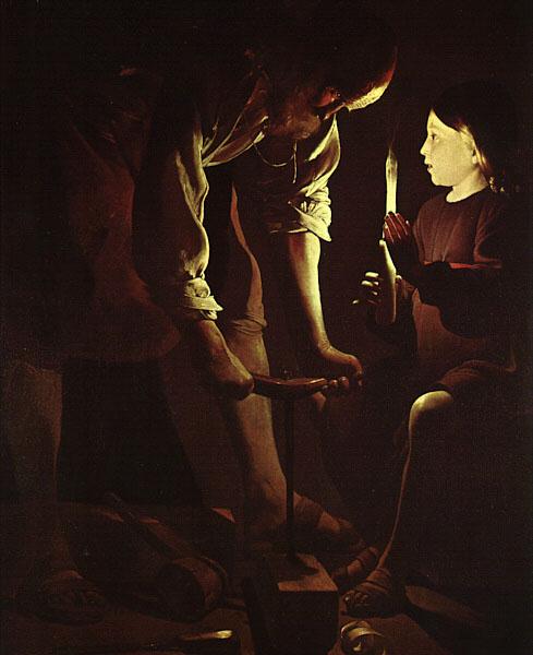 Georges de La Tour Joseph the Carpenter oil painting picture
